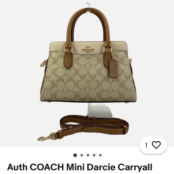 Coach mini Darcie nwt - Picture 1 of 10